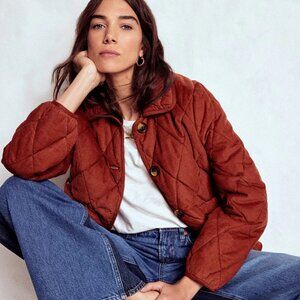 Boden Fitzrovia Quilted Cord Jacket